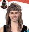 Mullet Wig (Brown)